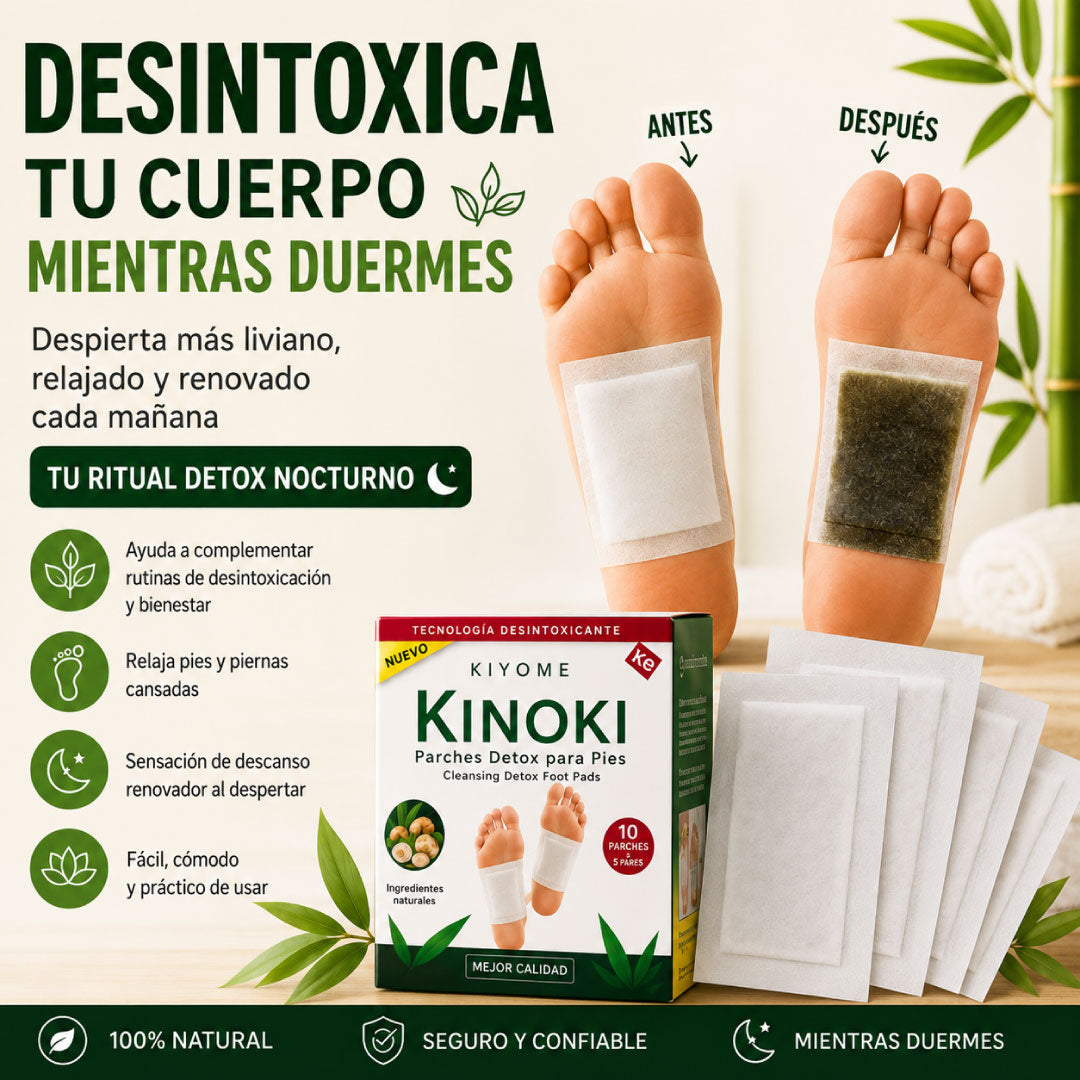 Parches Desintoxicantes Naturales - Kinoki Detox™