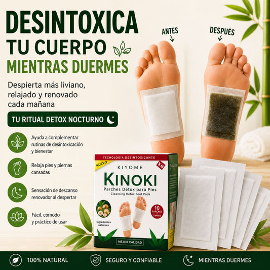Parches Desintoxicantes Naturales - Kinoki Detox™