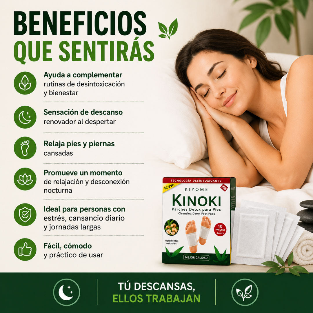 Parches Desintoxicantes Naturales - Kinoki Detox™