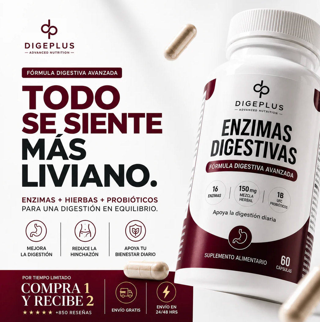 DigePlus® Enzimas Digestivas