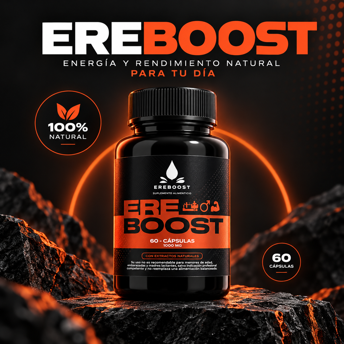EreBoost Suplement™ - Aumenta tu energía física, mejora tu rendimiento diario y recupera la confianza en ti mismo