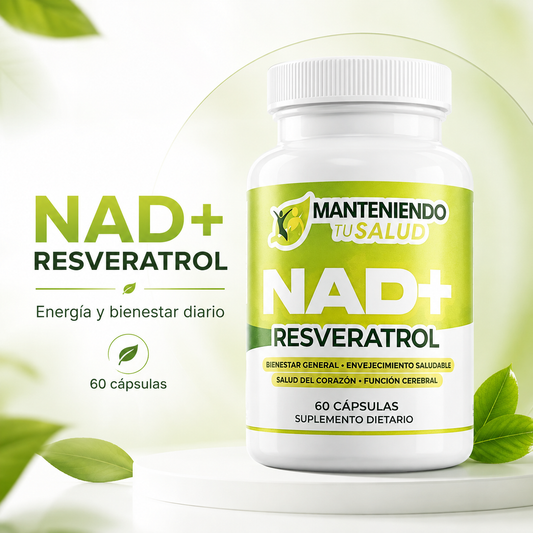 Manteniendo Tu Salud® NAD+ Resveratrol - El secreto de la longevidad celular