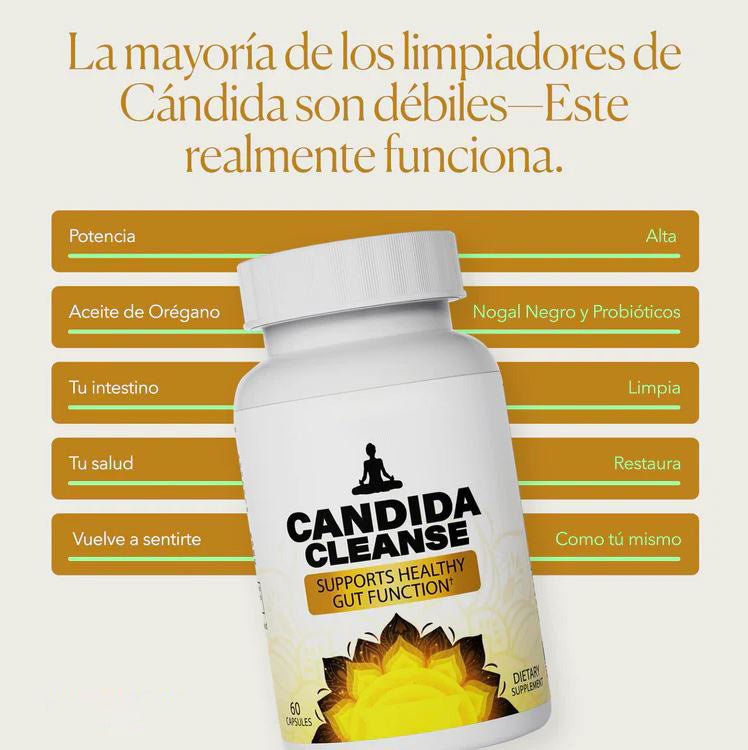 Candida Cleanse® Reducen antojos, hinchazón y fatiga