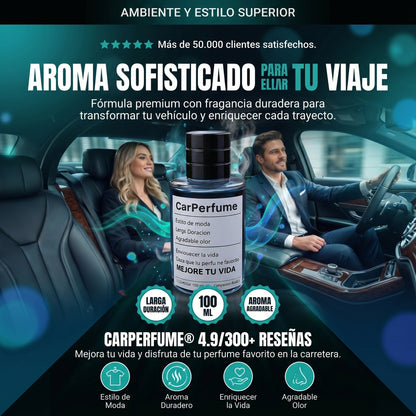PERFUME PARA CARRO- ¡Convierte tu vehículo en un santuario de frescura premium!